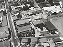 Head office and factory air photograph of that time