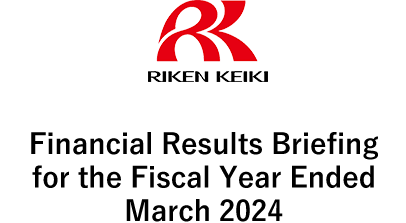 Presentation Material of Financial Results Briefing 